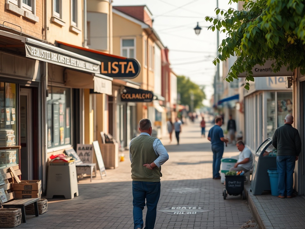 Herb Ustki z symbolem ochrony ludności i obrony cywilnej, nawiązujący do zwrotu dotacji 700 tys. zł