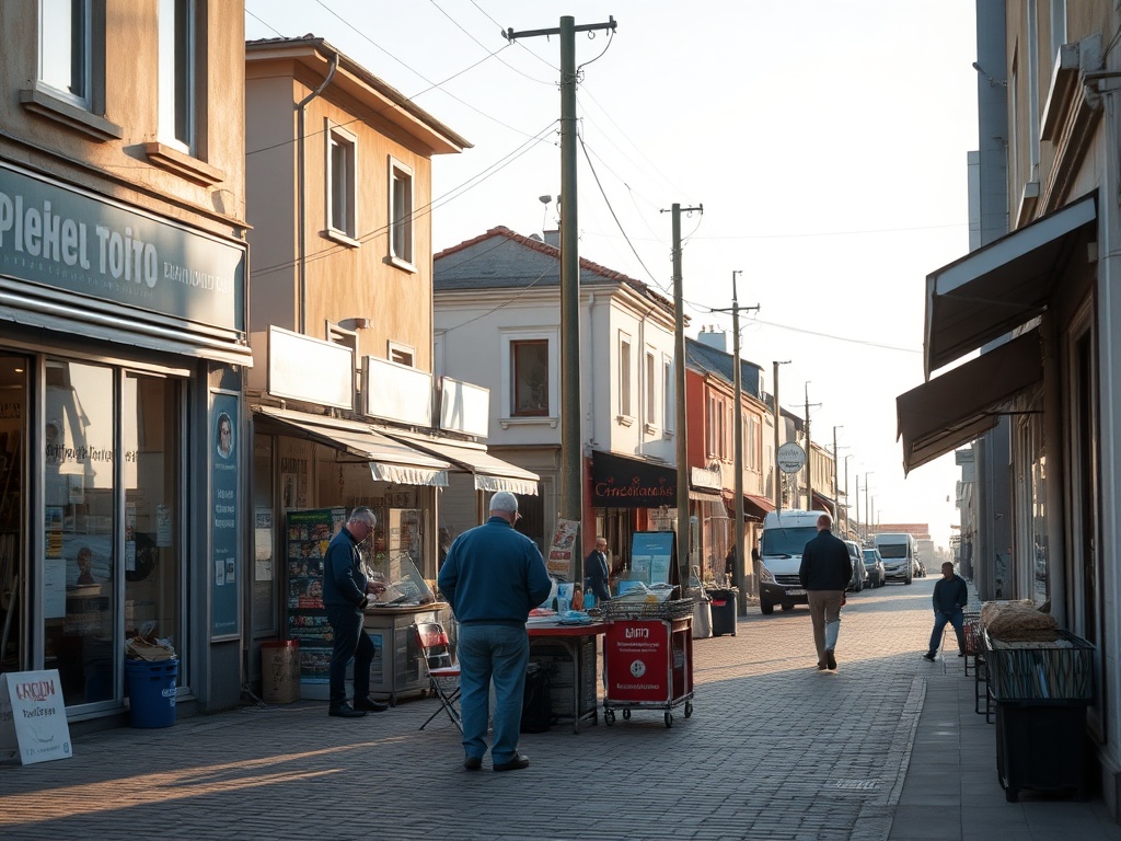 Tablica z napisem Ustka z symbolem zwracania pieniędzy, ilustrująca zwrot 700 tys. zł z ochrony ludności